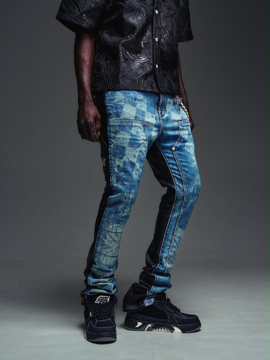GUAPI Vintage Blue Racer Denim