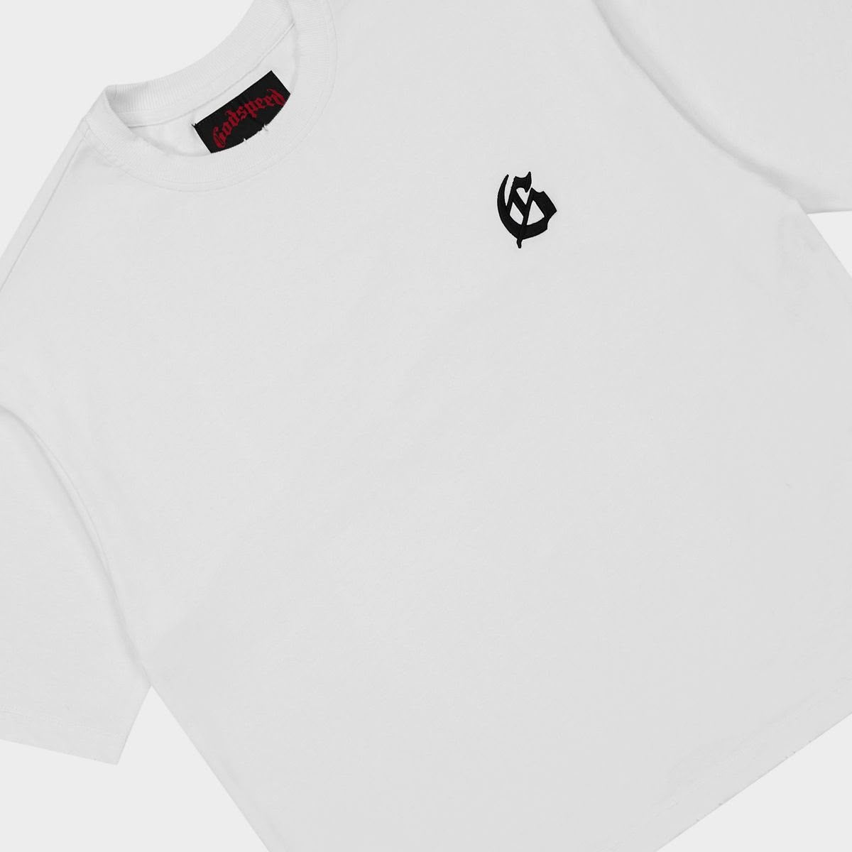 GODSPEED GS LOGO WHITE T-SHIRT
