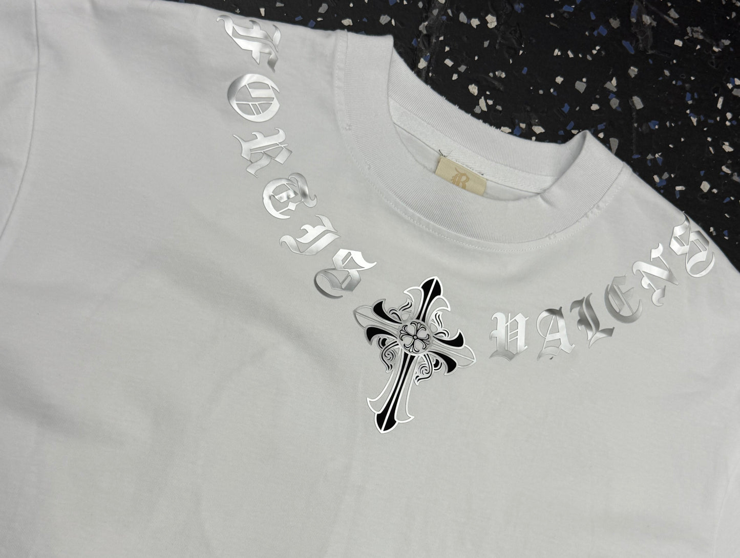 REBEL BRAVEHEART TEE WHITE