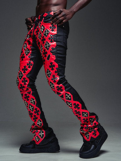 GUAPI JEANS Crimson Relic Waxed Denim