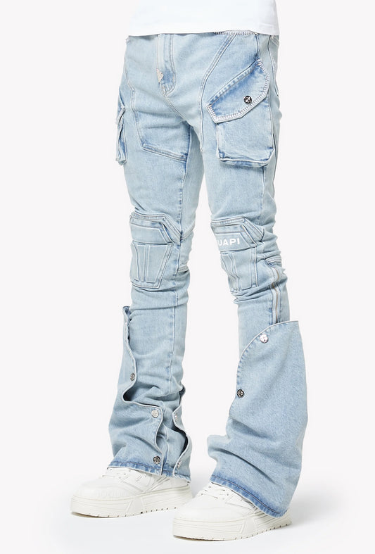 GUAPI Aqua Blue Coffin Arc Denim
