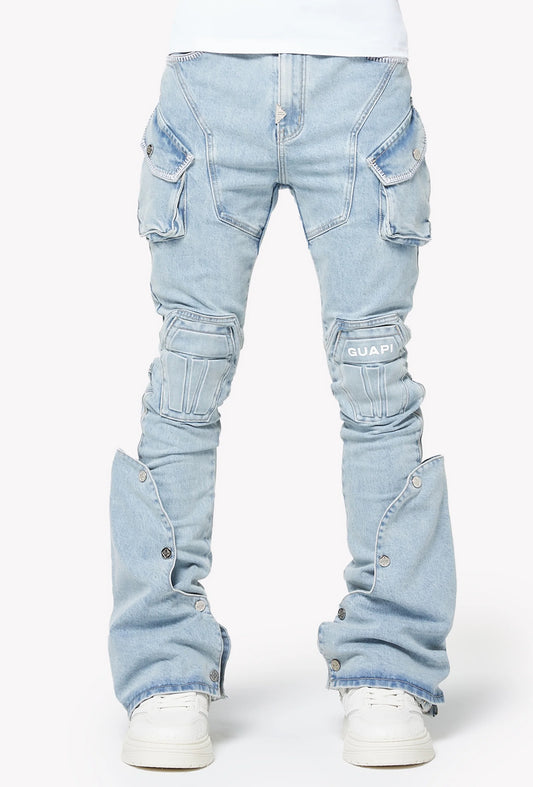 GUAPI Aqua Blue Coffin Arc Denim