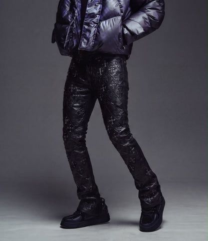 GUAPI All Black Relic Waxed Denim