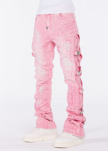 GUAPI JEANS FRENCH ROSE CROSS
