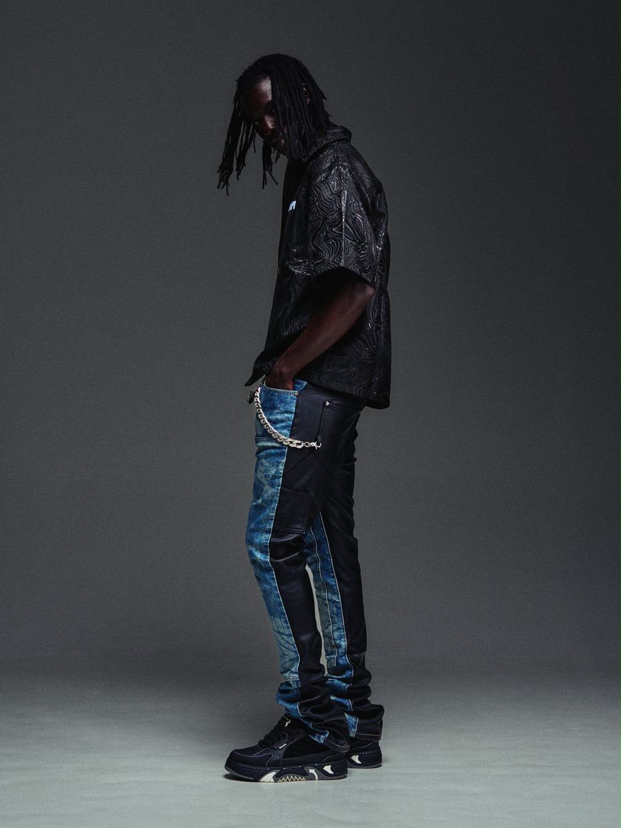 GUAPI Vintage Blue Racer Denim