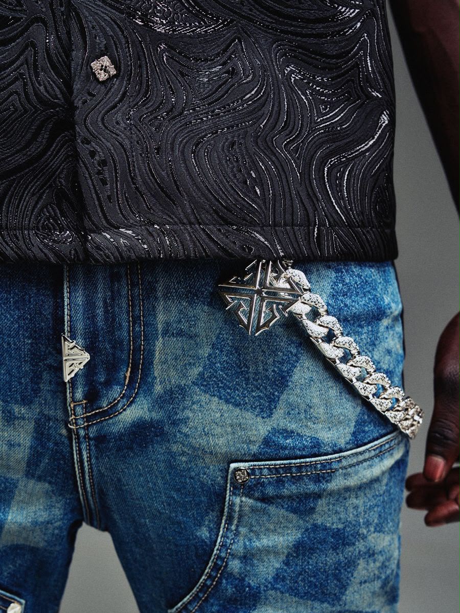 GUAPI Vintage Blue Racer Denim
