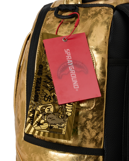 SPRAYGROUND SHARK CENTRAL GOLDEN AGE BACKPACK