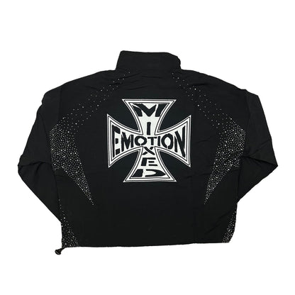 MIXED EMOTION BLACK NYLON JACKET