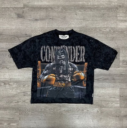 MEN BKYS CONTENDER F-TERRY CROPPED T-SHIRT