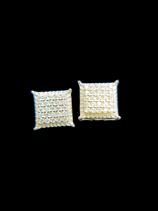 #24 MOISSANITE EARRINGS ( DIAMOND PASS THE TESTER) PANTALLA /ARETE