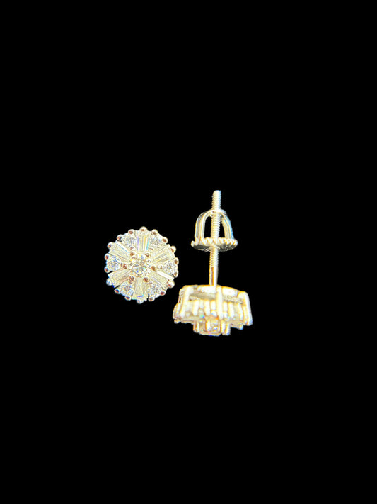 #30 MOISSANITE EARRINGS ( DIAMOND PASS THE TESTER) PANTALLA /ARETE