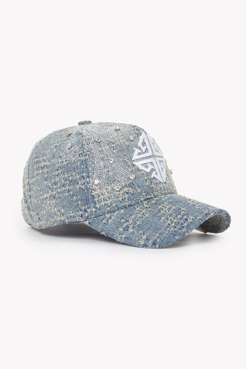 GUAPI Vintage Blue Cross Cap Hat (Gorra)