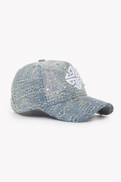 GUAPI Vintage Blue Cross Cap Hat (Gorra)