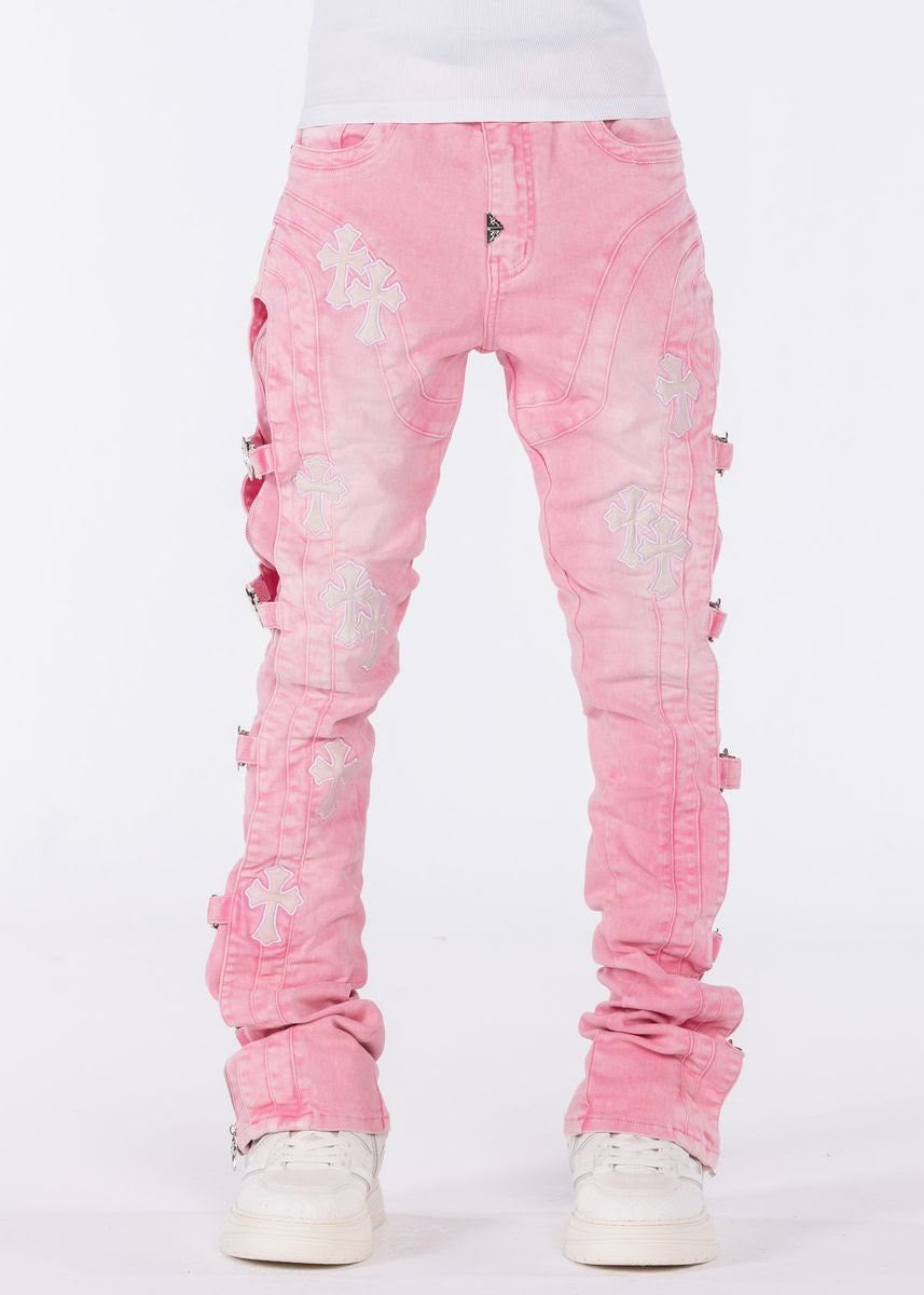 GUAPI JEANS FRENCH ROSE CROSS