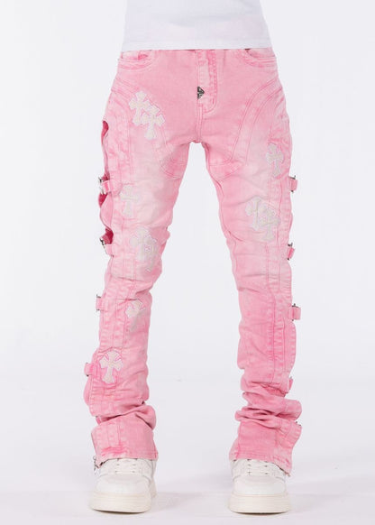 GUAPI JEANS FRENCH ROSE CROSS