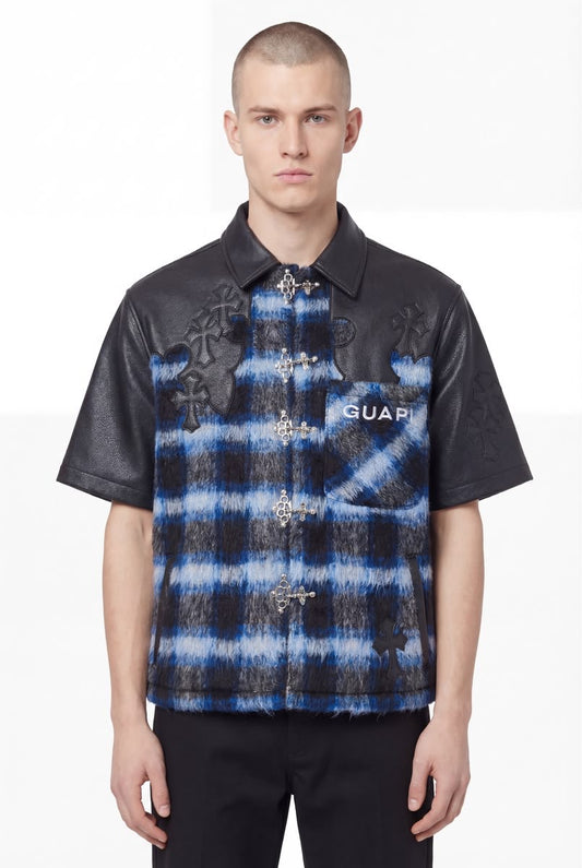 GUAPI Midnight Sky Cross Patch Shirt