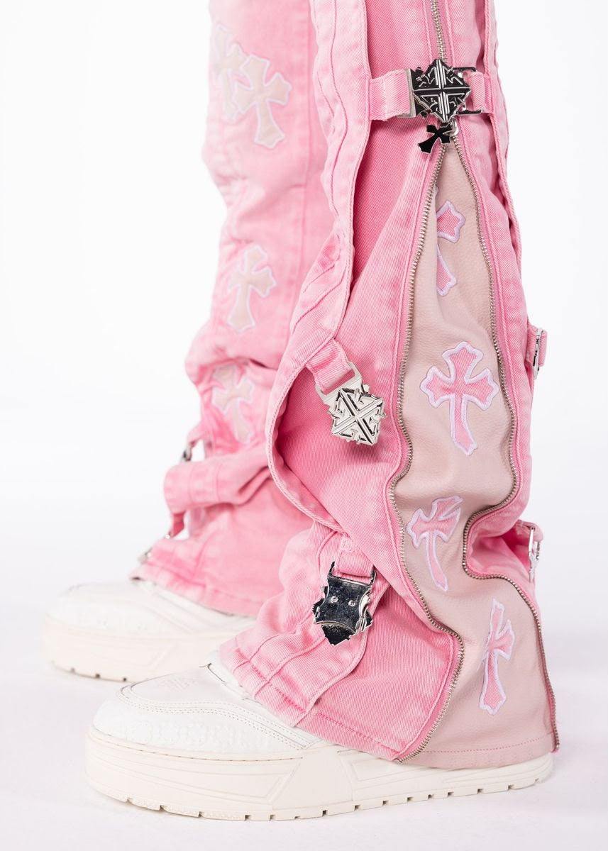 GUAPI JEANS FRENCH ROSE CROSS