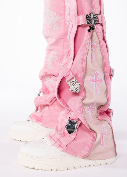 GUAPI JEANS FRENCH ROSE CROSS