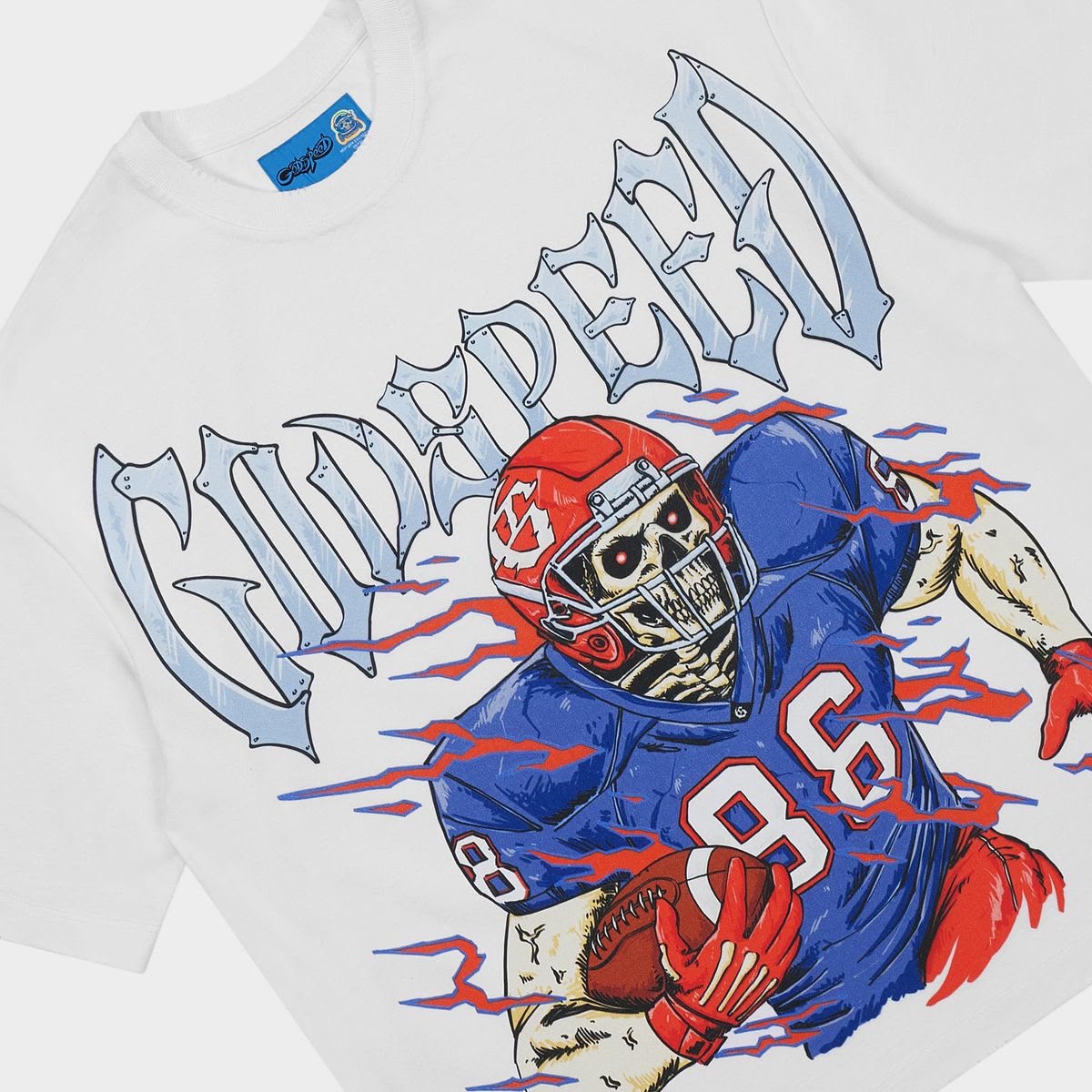Godspeed End Zone T-shirt (Snow)
