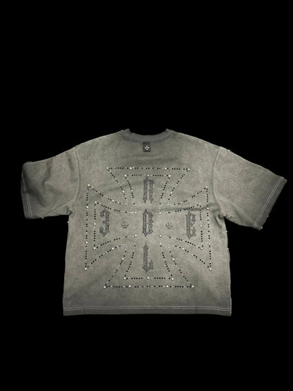 REBEL LES SAINTS TEE GREY