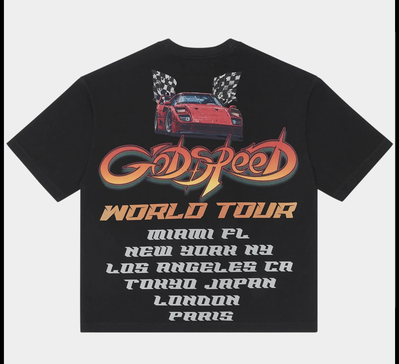 Godspeed SOUTH BEACH DRIVE T-SHIRT (BLACK)