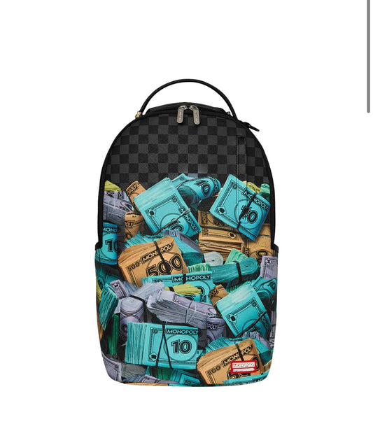 Sprayground MONOPOLY MONEY STACKS BACKPACK