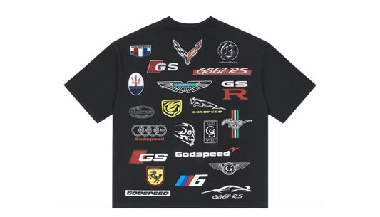 Godspeed Herren Insignias T-Shirt in schwarz