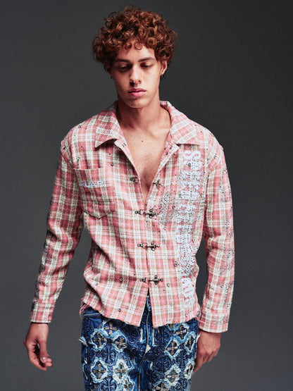 GUAPI French Rose Plaid Shirt