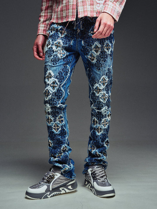 GUAPI Vintage Blue Relic Denim