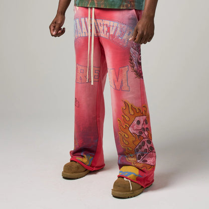 Duaa sweatpants red