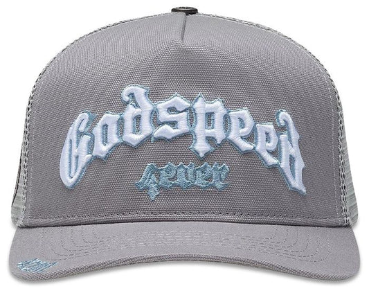 Godspeed Forever Trucker Hat 'Cool Grey'