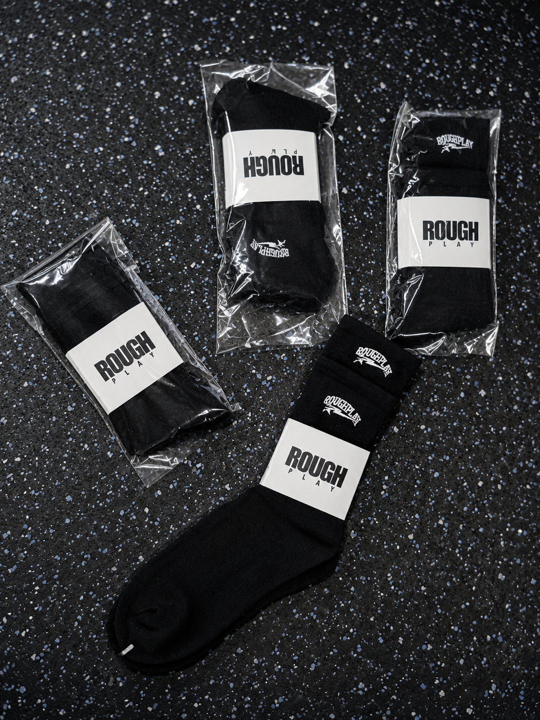 ROUGHPLAY SOCKS BLACK