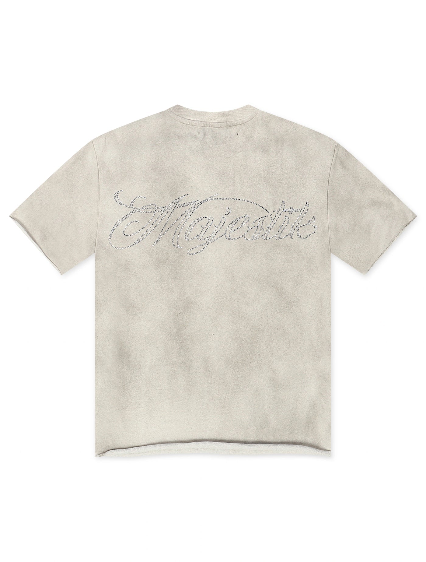 MAJESTIK BABY ANGEL FRENCH TERRY TEE - OFF WHITE