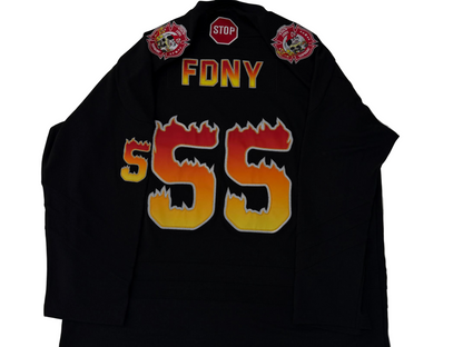 SUPREME FDNY HOCKEY JERSEY BLACK