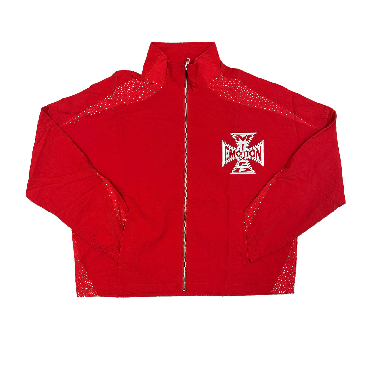 MIXED EMOTION MIXED RED NYLON JACKET