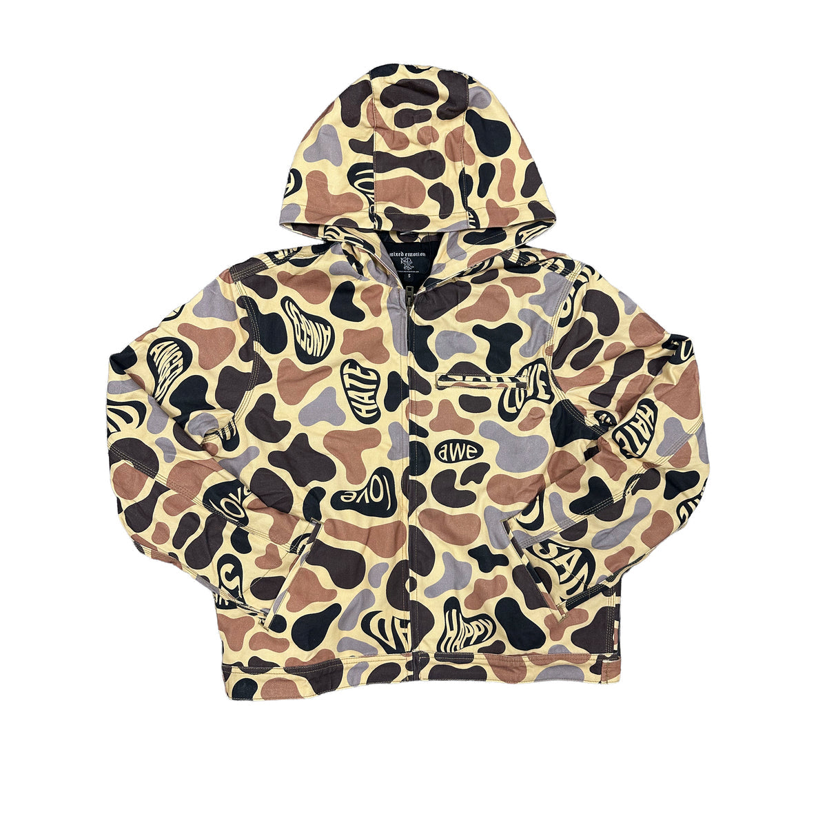 MIXED EMOTION CREAM CARPENTER JACKET