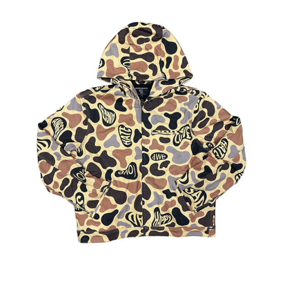 MIXED EMOTION CREAM CARPENTER JACKET