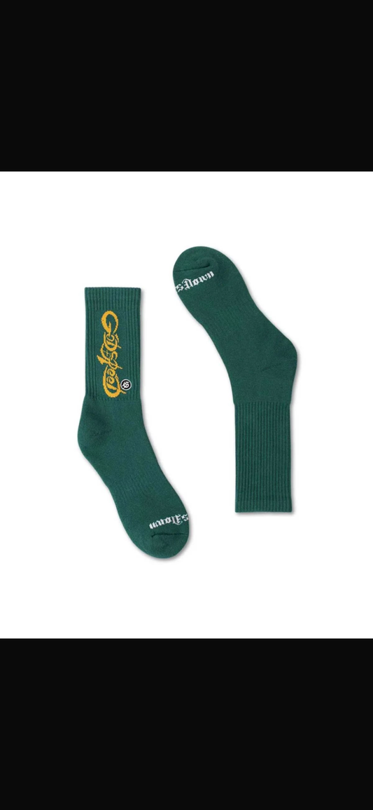 Godspeed Socks (Green and Yellow)