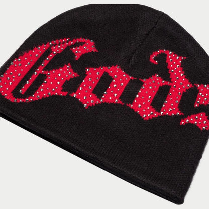 Godspeed Og logo emblem beanie black/red