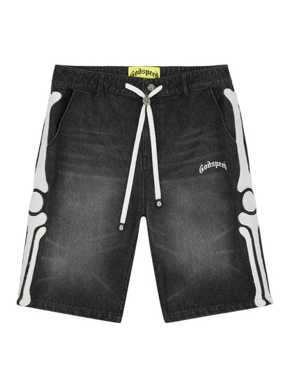 GODSPEED FÉMUR DENIM SHORTS (BLACK)