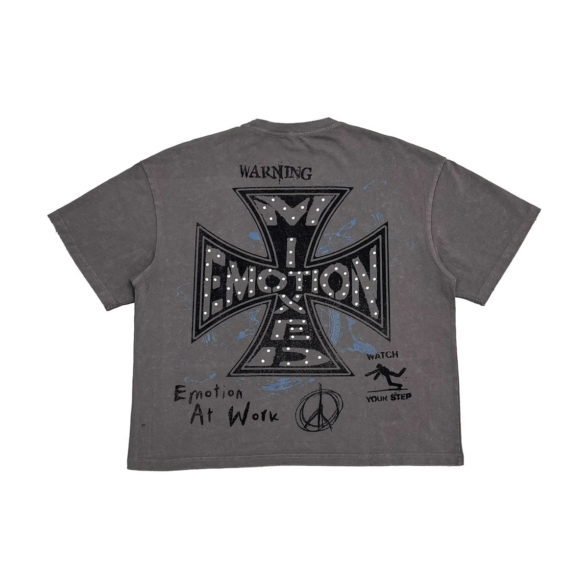 MIXED EMOTION GREY FRIENDS TEE