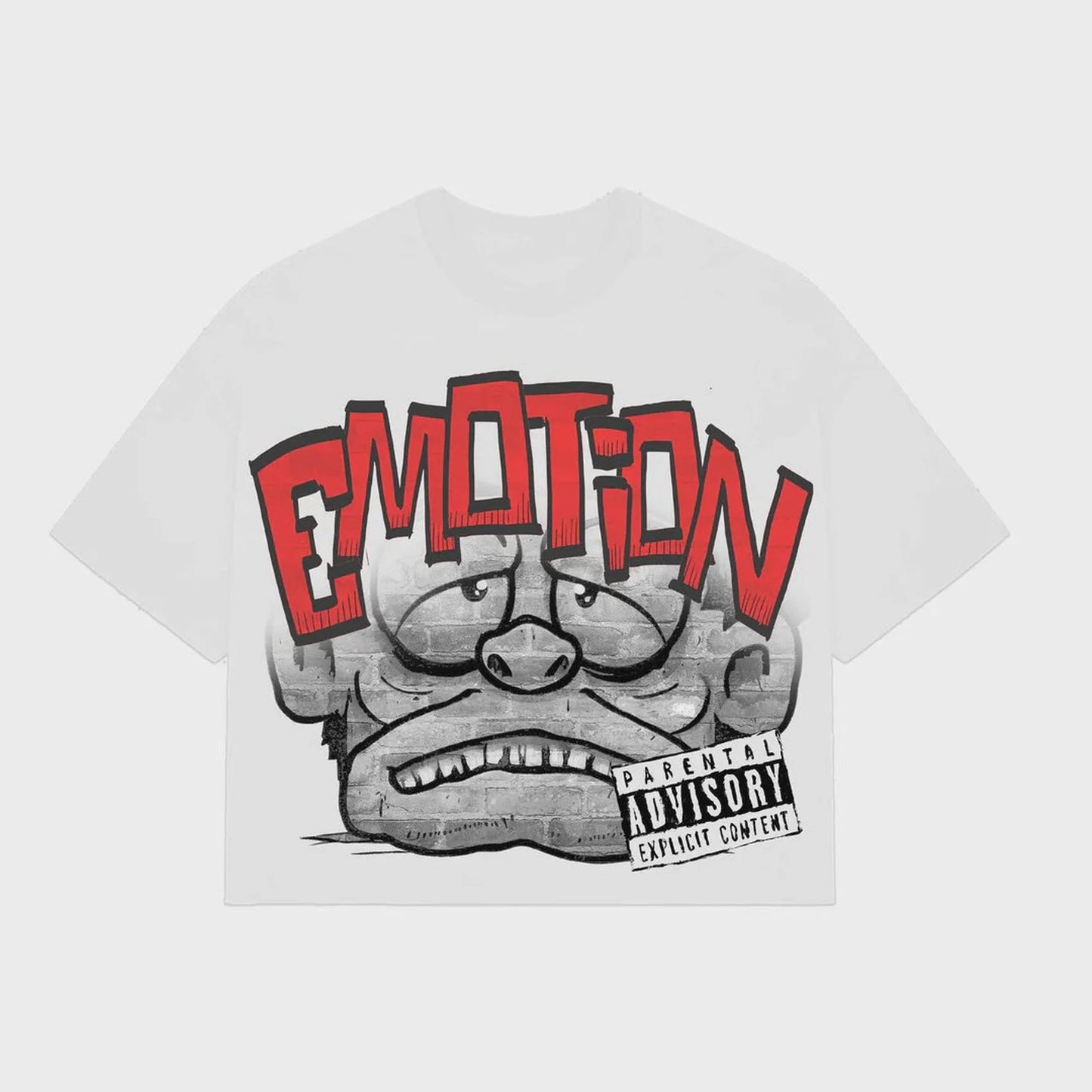 Mixed Emotions Monster Cropped TEE