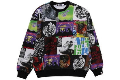 BAPE Album Monogram Crewneck