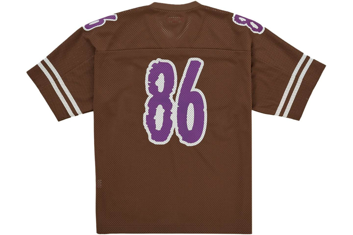 Supreme Reflective Football Jersey BROWN
