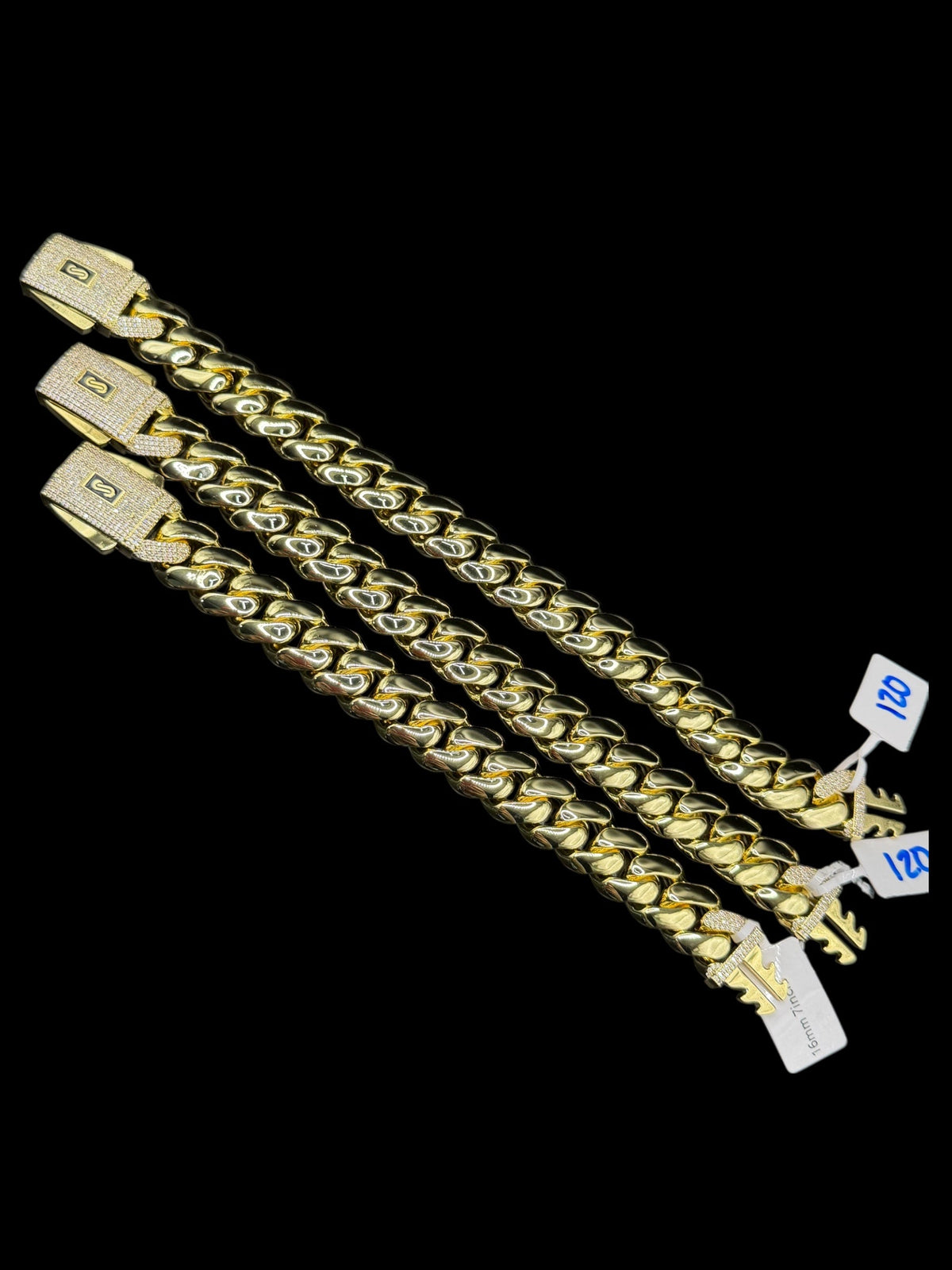 16mm CHAIN MONACO PULSERA
