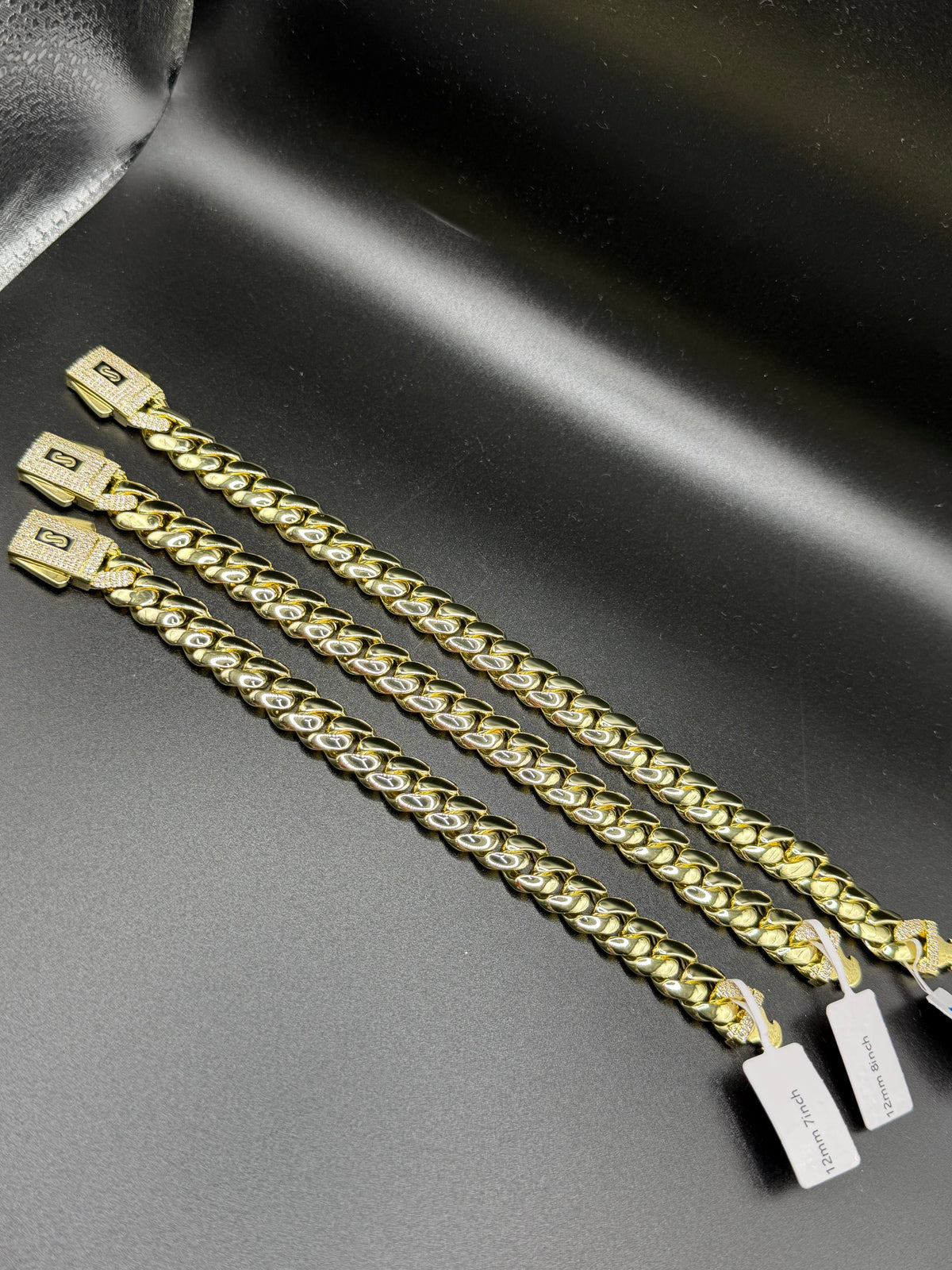 12mm CHAIN MONACO PULSERA