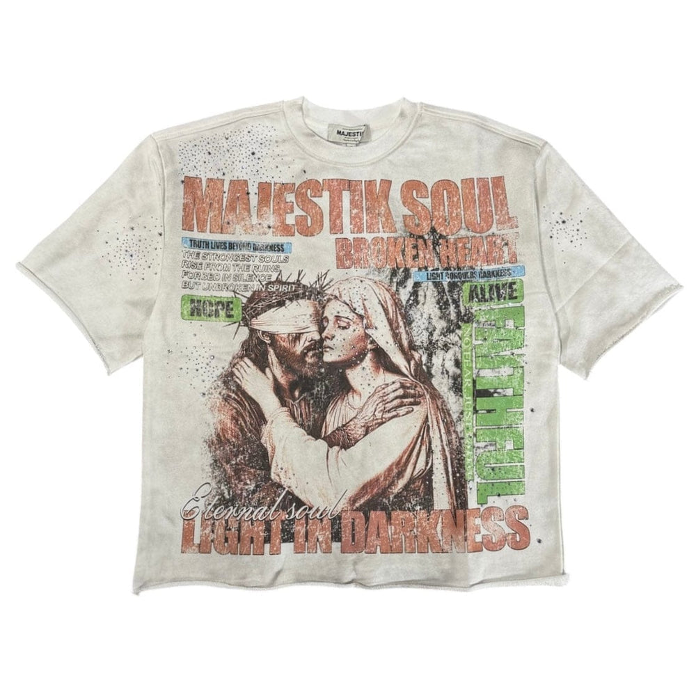 Majestik Broken Heart Garment Dyed