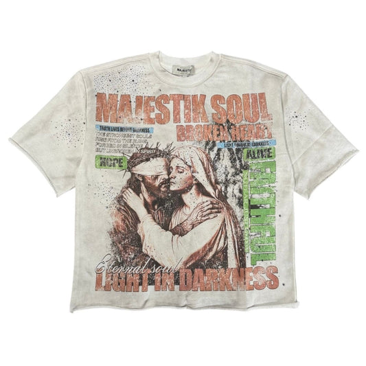 Majestik Broken Heart Garment Dyed