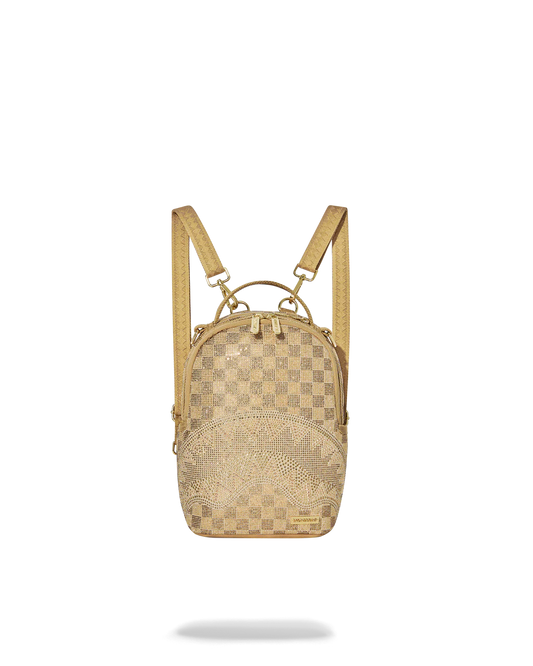 Sprayground 2 tone gold trinity mini BACKPACK
