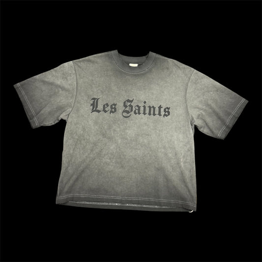 REBEL LES SAINTS TEE GREY